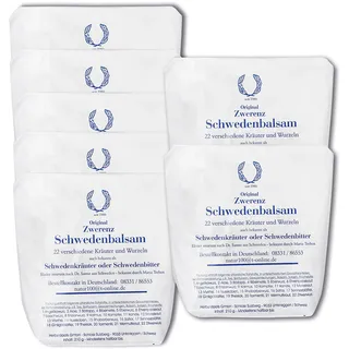 Original Zwerenz SCHWEDENKRÄUTER • 22 Kräuter & Wurzeln • für den Großen SCHWEDENBITTER • vegan • Schwedentropfen • bekannt durch Maria Treben (7er Pack)
