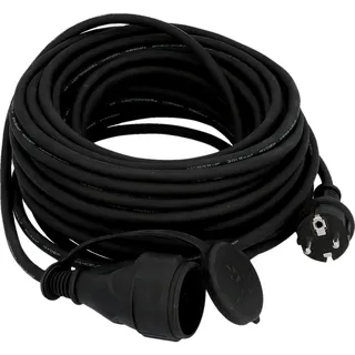 Unitec Verlängerungskabel IP44 20m 16A 1,5mm schwarz