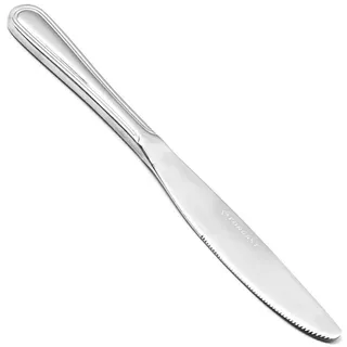 Forgast 4 Stück Tafelmesser | Menümesser Edelstahl | Rostfrei | Besteck Messer 4er Set | Menümesser Poliert | Spülmaschinengeeignet | Besteckmesser