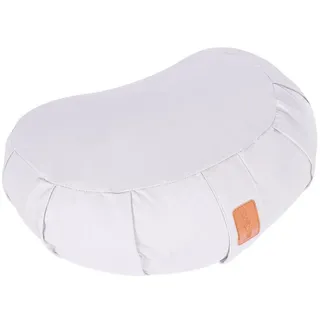 GORILLA SPORTS Bodenkissen Yogakissen, Halbmond, Sitzhöhe 19cm, 100% Baumwolle, Meditationskissen