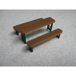 pripa Festzeltgarnitur Biertischgarnitur, Kunststoff-Modellbausatz in verschiedenen Grössen (1:32-1:35)