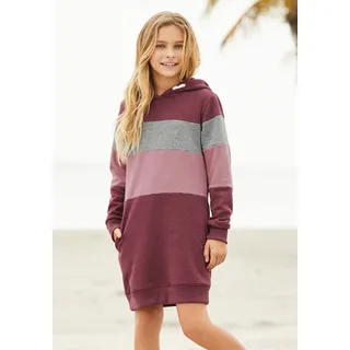 Kidsworld Sweatkleid in bordeaux-rosa | Gr.: 152/158,