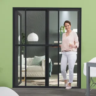 empasa Insektenschutztür XXL 240 x 240 cm Aluminium