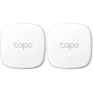 Tapo T310 Smart Temperatur & Luftfeuchtigkeitsmonitor, kostenlose Datenspeicherung,visuelle Grafiken,Flexible Installation,App-Benachrichtigungen, Hub H100 erforderlich (Packung mit 2)