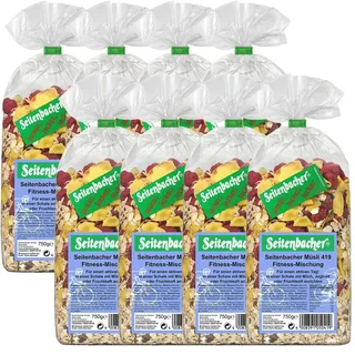 8x Seitenbacher Fitness-Mischung 8x750 g Set