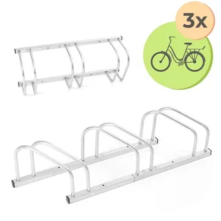 monzana Fahrradständer für Fahrräder - 35-60 mm Reifenbreite Mehrfachständer Aufstellständer Fahrrad Ständer, 35-55 Reifenbreite,Fahrradständer Bodenparker,Radständer Einfache Montage Fahrradständer Mountainbike, HBT: ca. 2-6 x x 32 cm