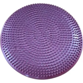 Vivess Ballsitzkissen mit Pumpe 34cm Balancekissen Orthopädisches Luftkissen Pad - Lila