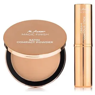 M.ASAM® Magic Finish Satin Compact Powder 8g, Contour Stick light medium 8g