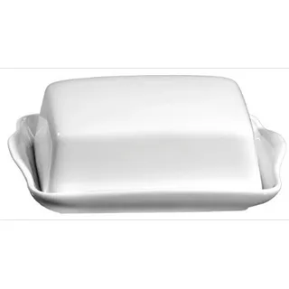 Ritzenhoff & Breker Butterdose Bianco (BHT 18x7x14 cm) | Porzellan | weiss