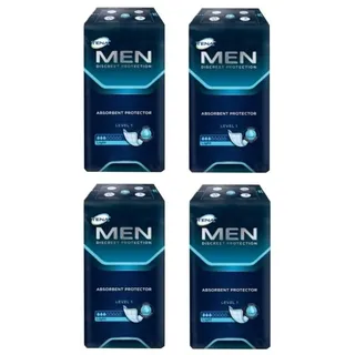 TENA For Men Level 1 Inkontinenz Einlagen Diskret 4 Packungen je 24 - 96 Stück