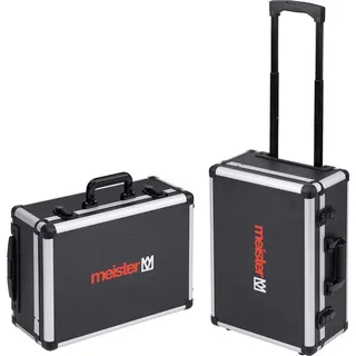 Meister Craft Meister Werkzeugtrolley leer - 460 x 350 x 190 mm - Mit Rollen - Individuelle Fachaufteilung - 15 Werkzeugtaschen - Mit Gummibändern - 15 kg Tragkraft
