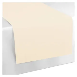 BestLivings Tischläufer Tischband Tischuntersetzer 140x40 cm, schlicht und modern in vielen erhältlich (beige - Creme)