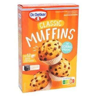 Dr. Oetker Classic Muffins Backmischung 380,0 g, 1 Pack