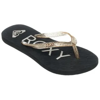 Roxy Viva Sparkle FlipFlops for Girls Sandalen Mädchen 28 Schwarz - 28 EU