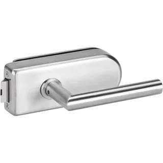 Hermat Glastürschloß Studio mit Drücker Edelstahl/Türklinke Türgriff für Glastür