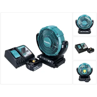 RF1 Akku Ventilator Lüfter 18 V 18 cm inkl. 1 x 3,0 Ah Akku + Ladegerät