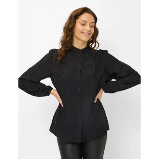 Brax Damen, Bluse Style VIVI black, schwarz, Gr. 34,