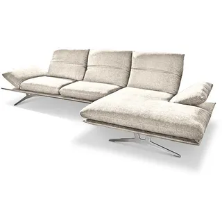 KOINOR Ecksofa Francis Stoff Beige Creme 314 cm