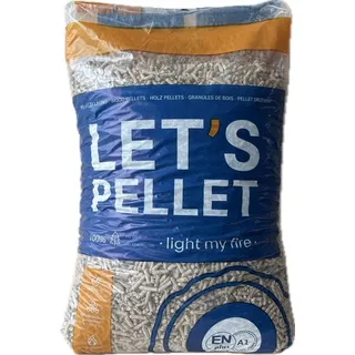 Holzpellets EN Plus A1  Palette 70x15kg Sack  1050kg Pellets