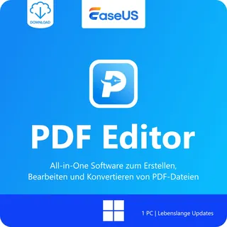 EaseUS PDF Editor / Windows / 1 PC / Dauerlizenz *LifetimeUPG* / KEY (ESD)