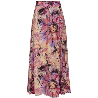 LASCANA Maxirock Damen Floral Pink 46