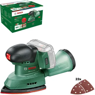 Bosch Akku-Multischleifer EasySander 18V-8 (Ohne Akku; 18 Volt System; für die DIY-Holzbearbeitung; 3x Schleifblätter; 20x Schleifpapier; im Karton) – Amazon Edition