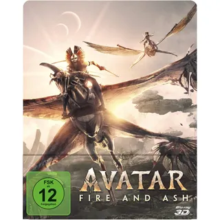 leonine (leonine distribution gmbh) Avatar: Fire and Ash - Limitiertes Steelbook [3D Blu-ray + 2D Blu-ray + Bonus-Blu-ray]