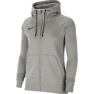Nike Park 20 Fleece Kapuzenjacke Damen dk grey heather/black/black XS