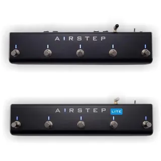 XSONIC Airstep Combo Smart Multi Controller mit MIDI, HID, 10 Fußschalter, 2 Expression-Pedal-Eingänge, Unterstützung von HX Stomp, Quad Cortex, DAW, Plugin, Youtube, Freisprech-Controller