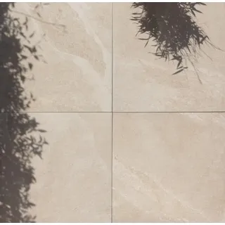 Terrassenplatte Feinsteinzeug Concept 60 x 60 x 2 cm beige