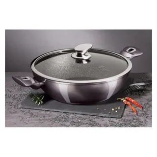 Berlinger Haus - BH/7111 - Wok mit Deckung, 30 cm, Metallic Line Carbon Pro Edition