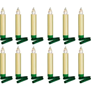 Krinner Baumkerzen LED 9 cm Elfenbein
