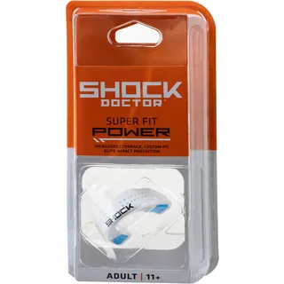 Shock Doctor Super Fit Power Mundschutz | Gr. Einheitsgröße | weiß