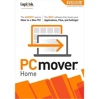 Laplink PCmover Home – Sofortdownload – Einzelnutzungslizenz – Verschiebt Anwendungen, Dateien und Einstellungen auf Ihren neuen PC