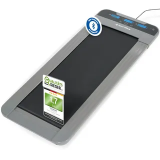 SportPlus | Kompaktes Walking-Pad für zuhause bis 6 km/h | Desk Walking-Pad für Schreibtisch, Büro & Homeoffice | App kompatibel | Treadmill bis 120kg belastbar