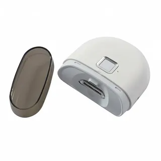 EUROtops Nageltrimmer mit LED-Licht – Elektrischer Nagelschneider für Finger- und Fußnägel, kabellos, kraftsparend, mit Auffangbehälter, USB-Ladung