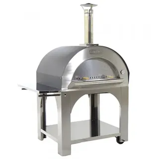 Pizza Holzofen für draußen  Cibus INOX - Backfähigkeit: 5 Pizzen