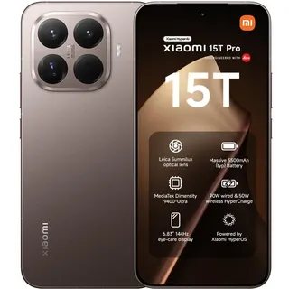 Xiaomi 15T Pro 12 GB RAM 512 GB Mocha Gold