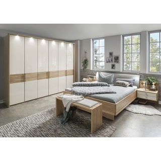 Wiemann Schlafzimmer-Set Kiruna 4tlg. Glas Beige Champagner