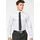 Langarmhemd Slim Fit Weiß XXL