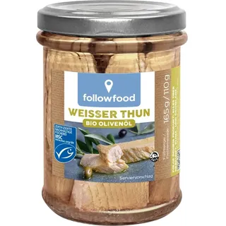 Followfood followfish Weißer Thunfisch in Bio-Olivenöl