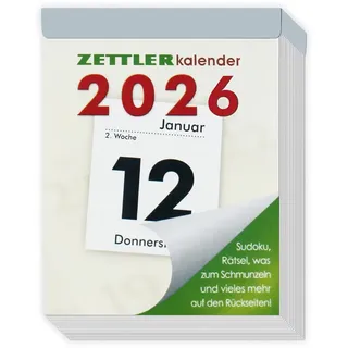 trotsch Tagesabreißkalender klein 2026 - Kalender; Tageskalender; Abreißer;