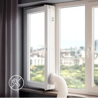 AEG AWKIT5 Fensterabdichtungs-Set für Klimageräte Weiß/Grau