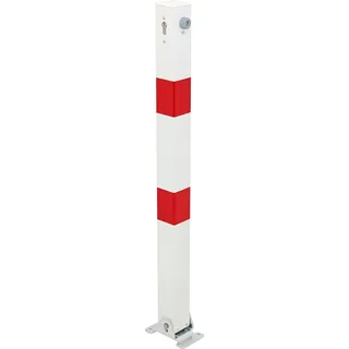 GAH Alberts Absperrpfosten Klappy 70 x 70 mm Höhe 100 cm Rot/Weiß
