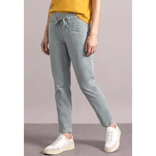 STREET ONE Cordhose Slim Leg Grau 32