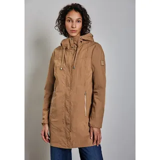 STREET ONE Langer Windbreaker - Braun