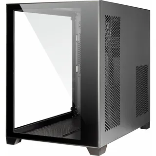 Inter-Tech C-501 Aspect Gaming Gehäuse, Tempered Glass, Schwarz