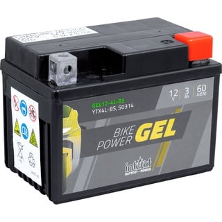 Intact Bike-Power GEL Motorradbatterie (DIN 50314) YTX4L-BS