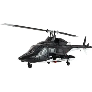 AMEWI RC-Hubschrauber Bell 222 Airwolf Pro GPS 8CH RTF schwarz, weiß