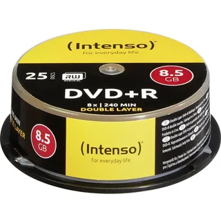 Intenso DVD+R 8.5GB DL 8x 25er